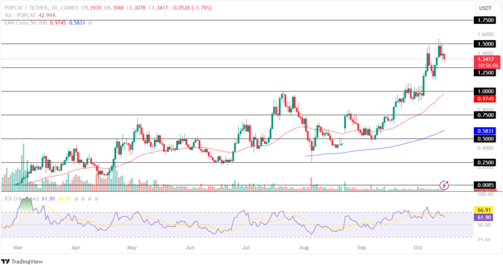 Popcat (SOL) POPCAT Price Action