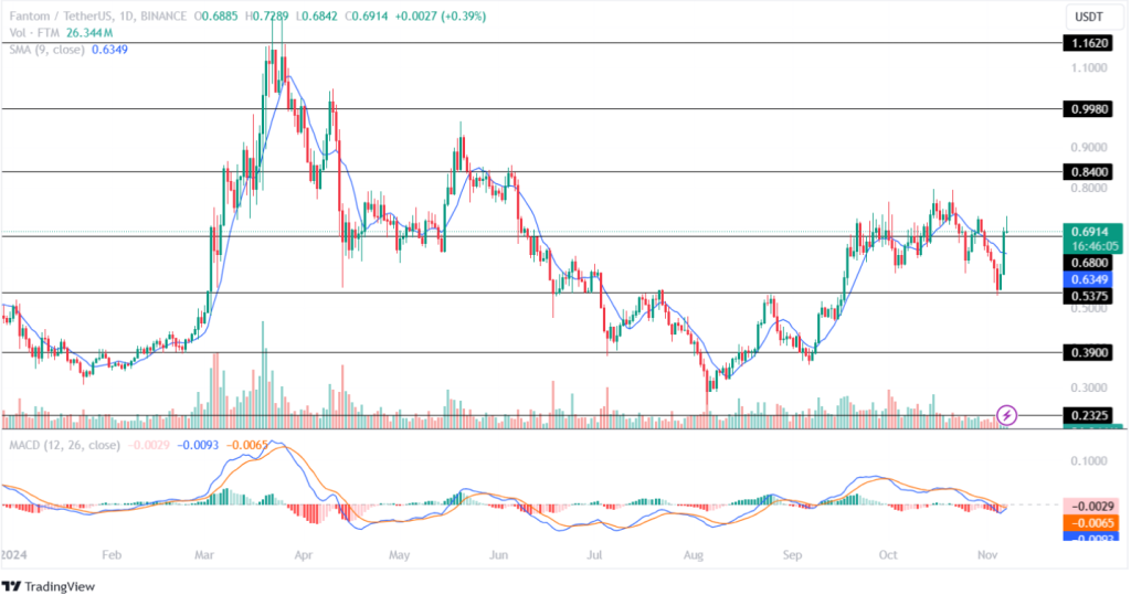 Fantom Price Prediction 07th November 2024