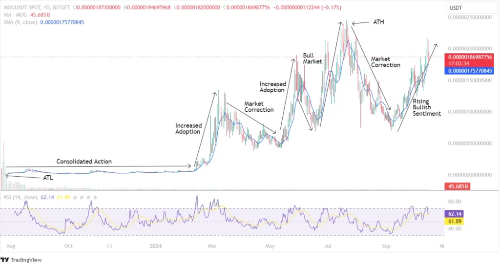 Mog Coin Historic Market Sentiments 07th December 2024