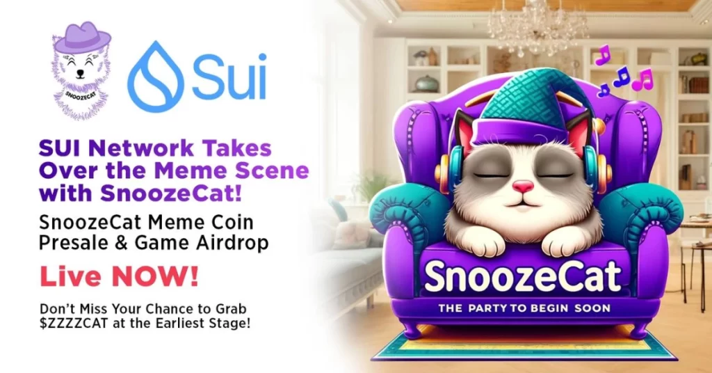 SUI Network Launches SnoozeCat: The Next Big Meme Coin Amidst Bull Run