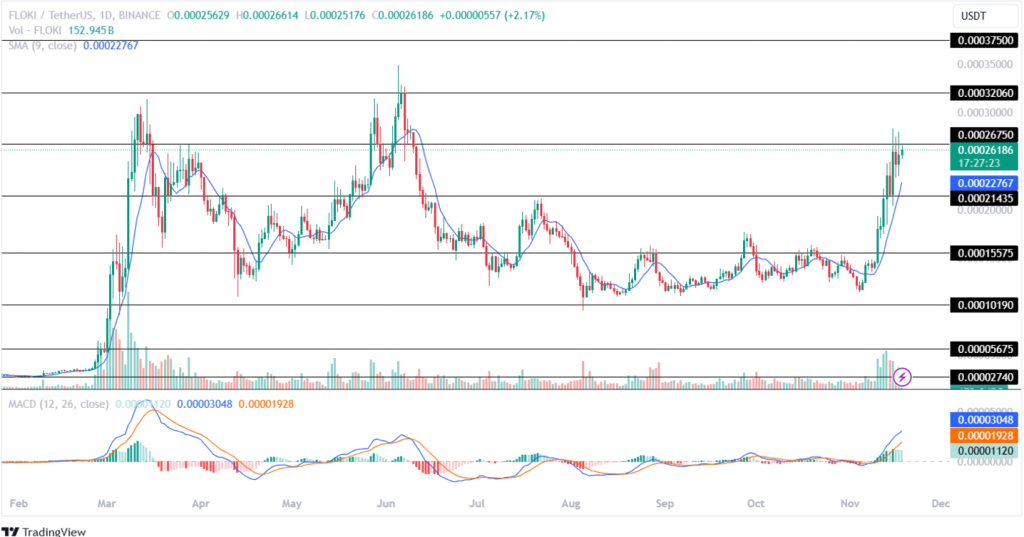 Floki Memecoin Retests Its Important Resistance Zone!