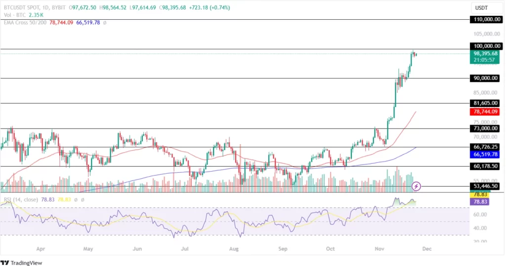 Bitcoin Price Analysis November 24, 2024