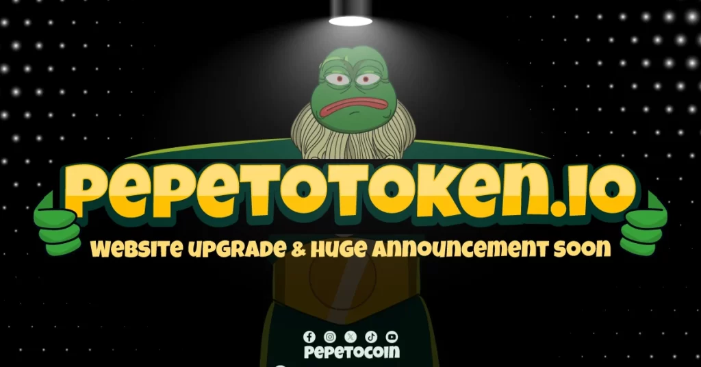 Redefining Memecoins with Over $1M Raised, website upgrade, and a Pepetoswap soon to be launched, Helping 2025 Memecoins Rise