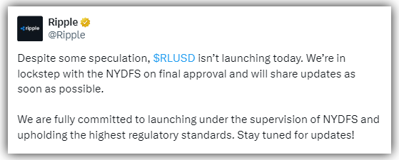 ripple-tweet-about-RLUSD