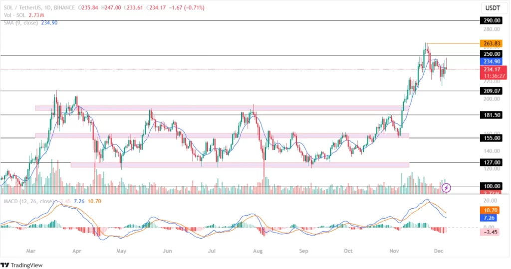 Solana Price Records Consolidated Price Action!