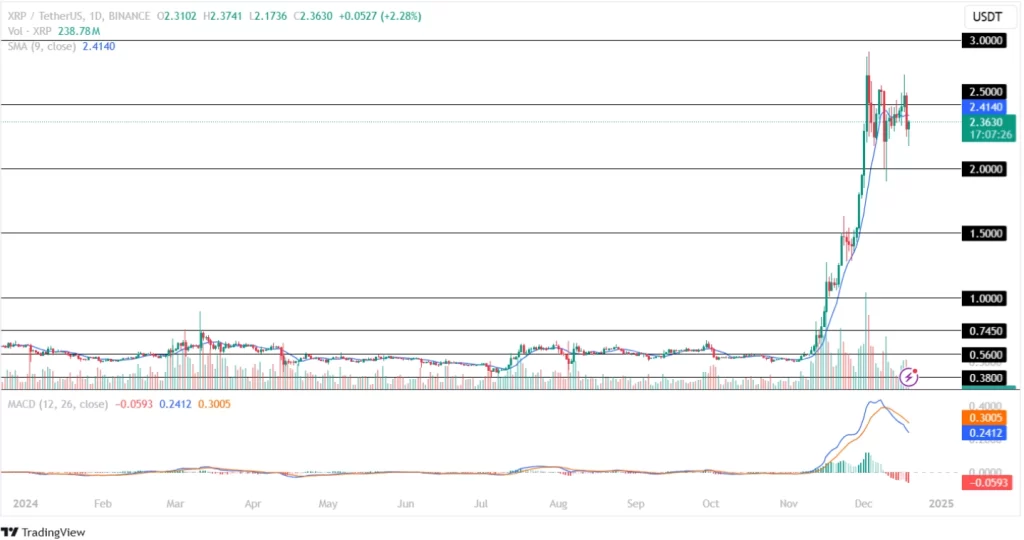 Ripple Price Prediction 19th December 2024