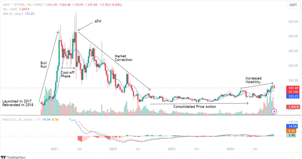 AAVE Historical Market Sentiment December 20, 2024