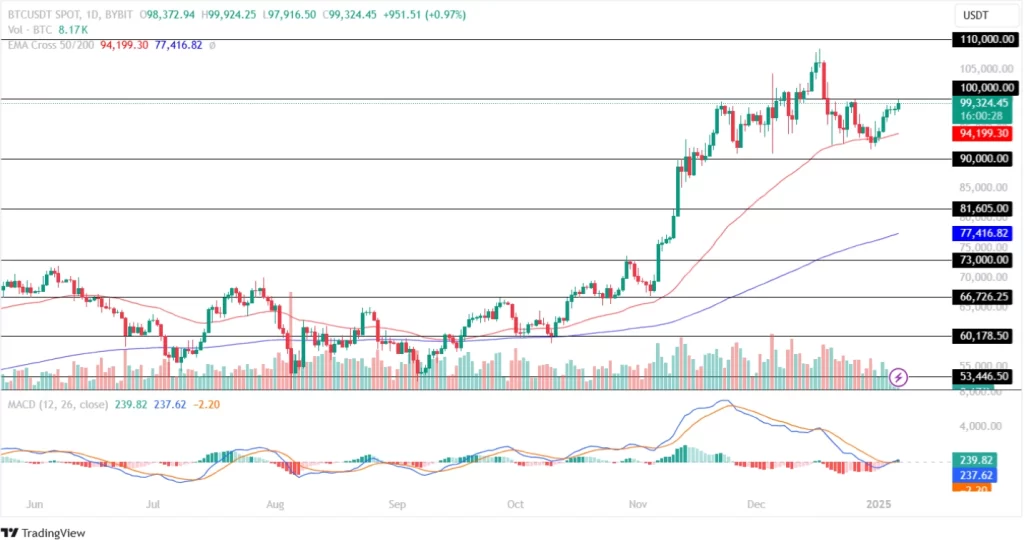 Bitcoin Price Analysis 06th Jan 2025