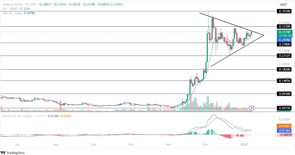 Hedera Price Analysis 07th January 2025