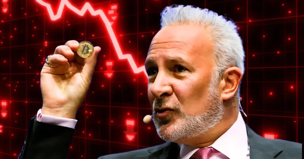 Peter Schiff Warns of Potential Bitcoin Price Crash as Saylor’s Strategy To Backfire