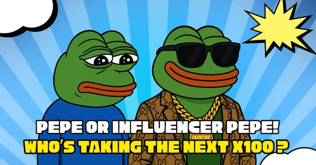 Pepe Jumps 40% This Week: Will Pepe or Influencer Pepe (INPEPE) Be the Next 100x Memecoin in This Bull Run?