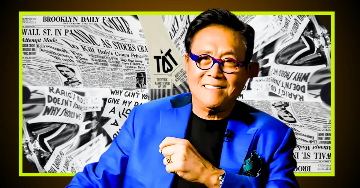 Robert Kiyosaki Warns of 1929-Like Market Crash as Moody’s Downgrades U.S. Credit