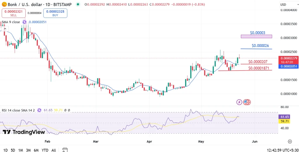 Bonk Price Analysis