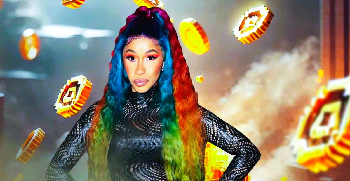 Cardi B promote WAP token
