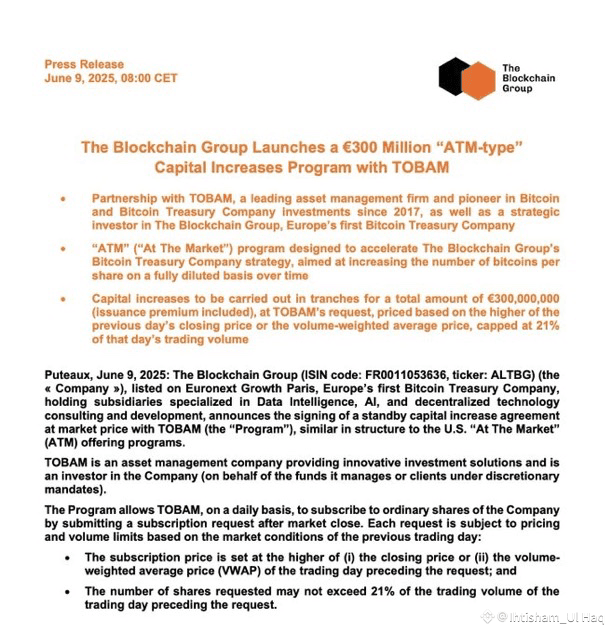 Blockchain Group Press Release