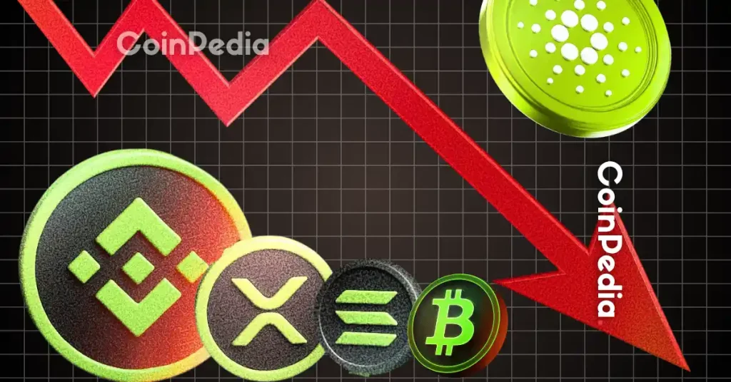 Crypto Price Today BTC, ETH, XRP, PI Price Fall Amid $202M Liquidation