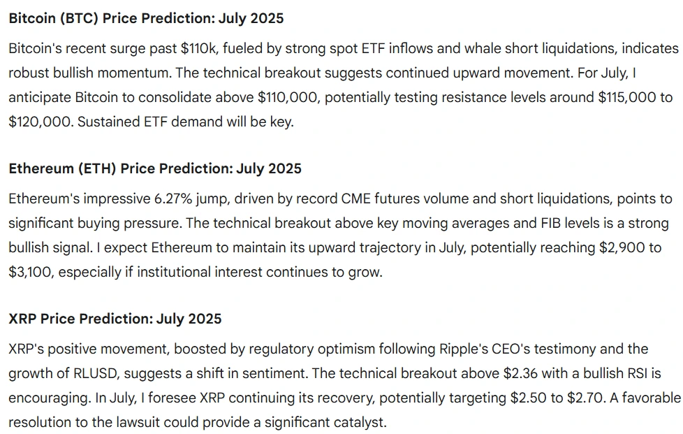 Gemini Prediction