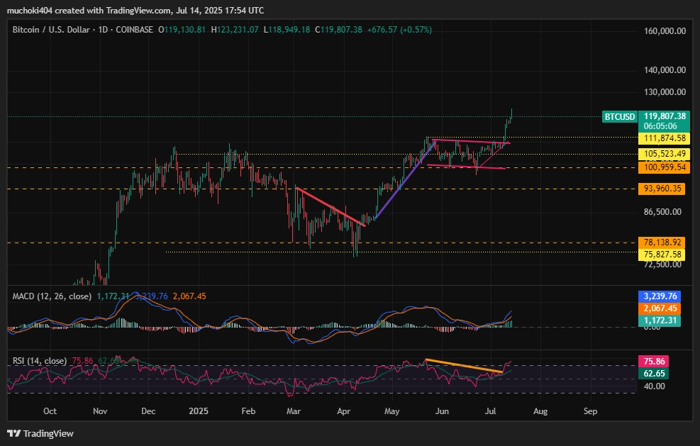 BTC Price weekly update