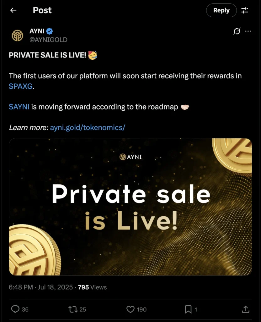 ayni-gold-tweet-post