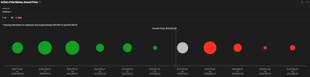 In/Out Money: IntoTheBlock