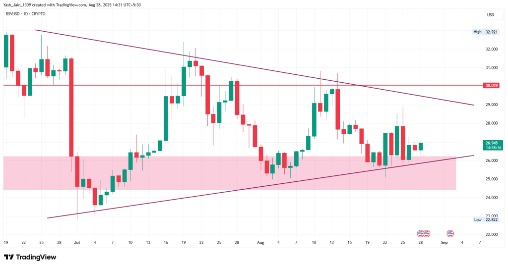 Bitcoin SV Price Target September 2025