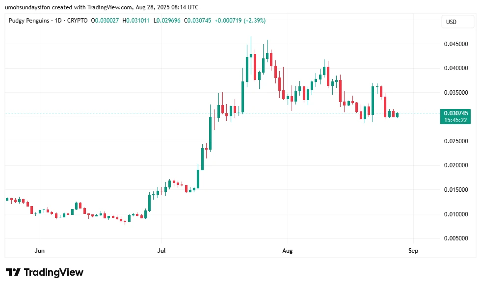 WIF/USD 1D Price Chart|Source: TradingView