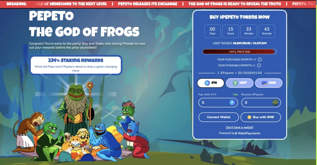 pepeto-homepage