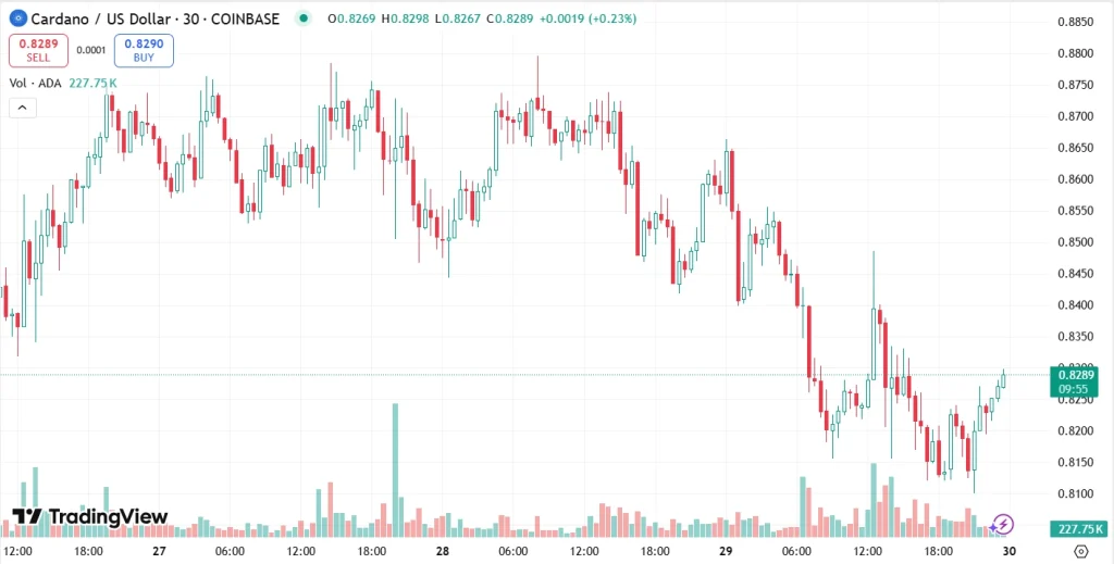 Cardano Prix That | Source: TradingView