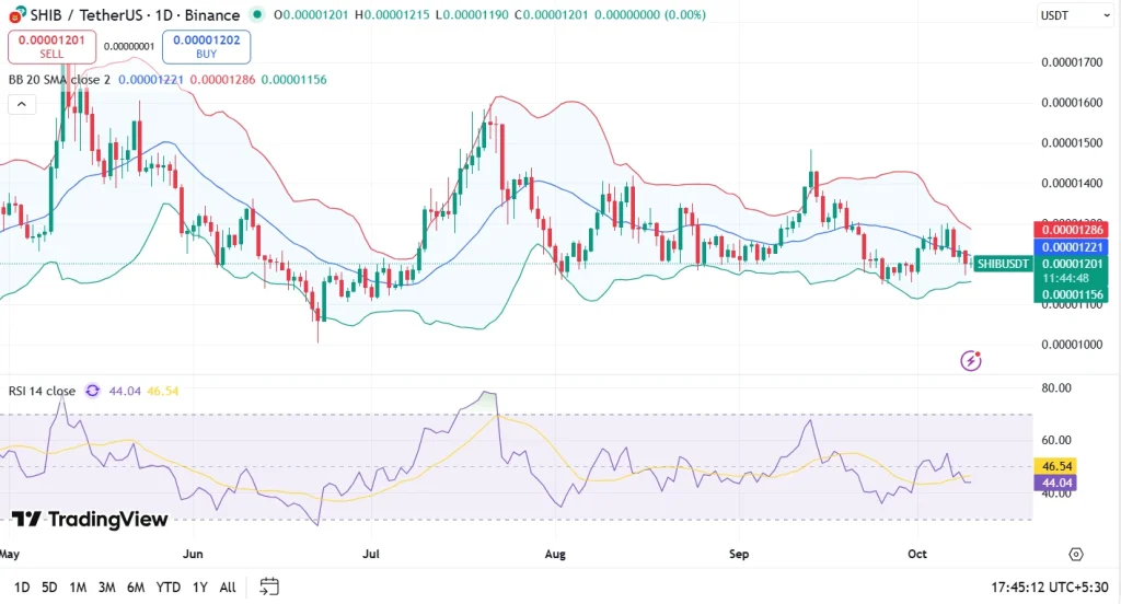 Shiba Inu All Time Price Chart