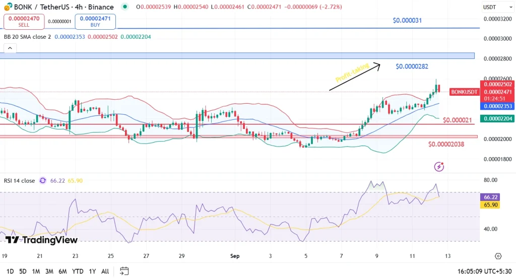 Bonk price analysis 12-9-25