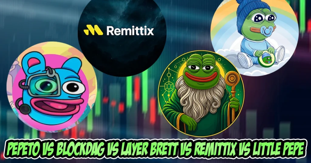 Which Is The Best Crypto To Buy Now: Pepeto VS BlockDAG VS Layer Brett VS Remittix VS Little Pepe