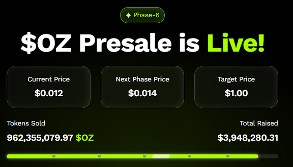 OZ presale