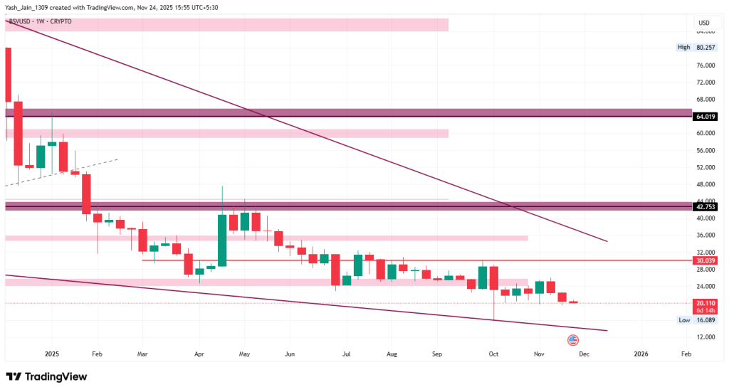 Bitcoin SV Price Target November 2025