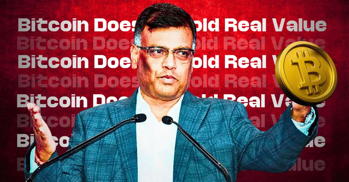 Bitcoin Doesn’t Hold Real Value, Says RBI Deputy Governor