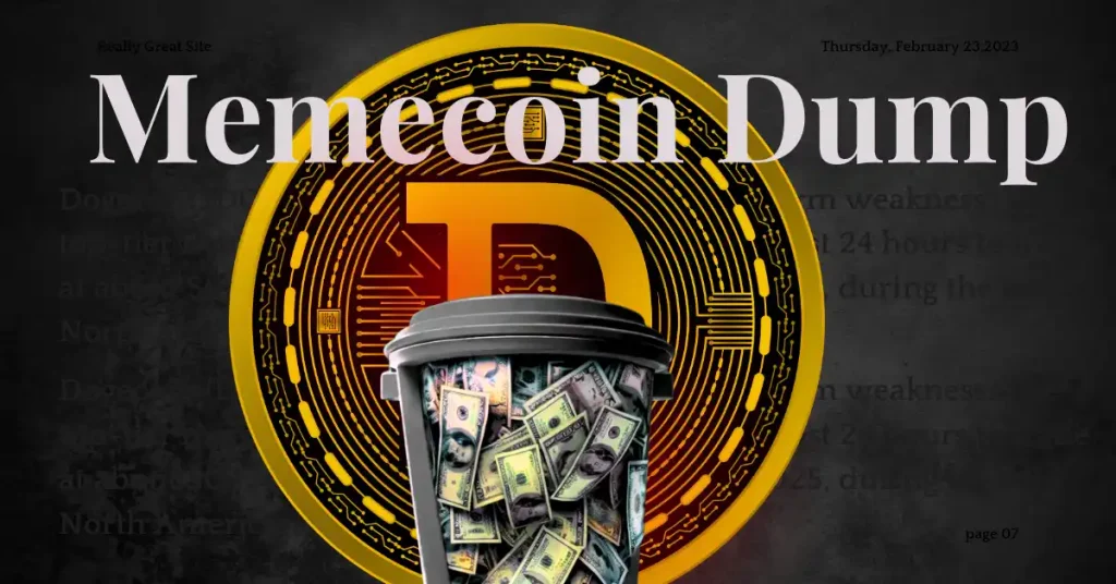 Dogecoin Breaks Below Key Trendline, Triggers Heavy Memecoin Dump; Whatβs Next?