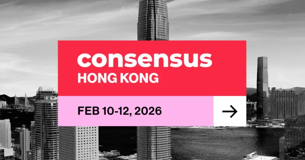 Consensus Hong Kong Unveils 2026 Speaker Lineup Featuring Binance, Solana Foundation, Grayscale, J.P. Morgan
