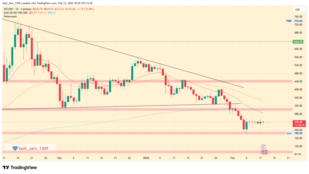ZEC Price Targets For February 2026