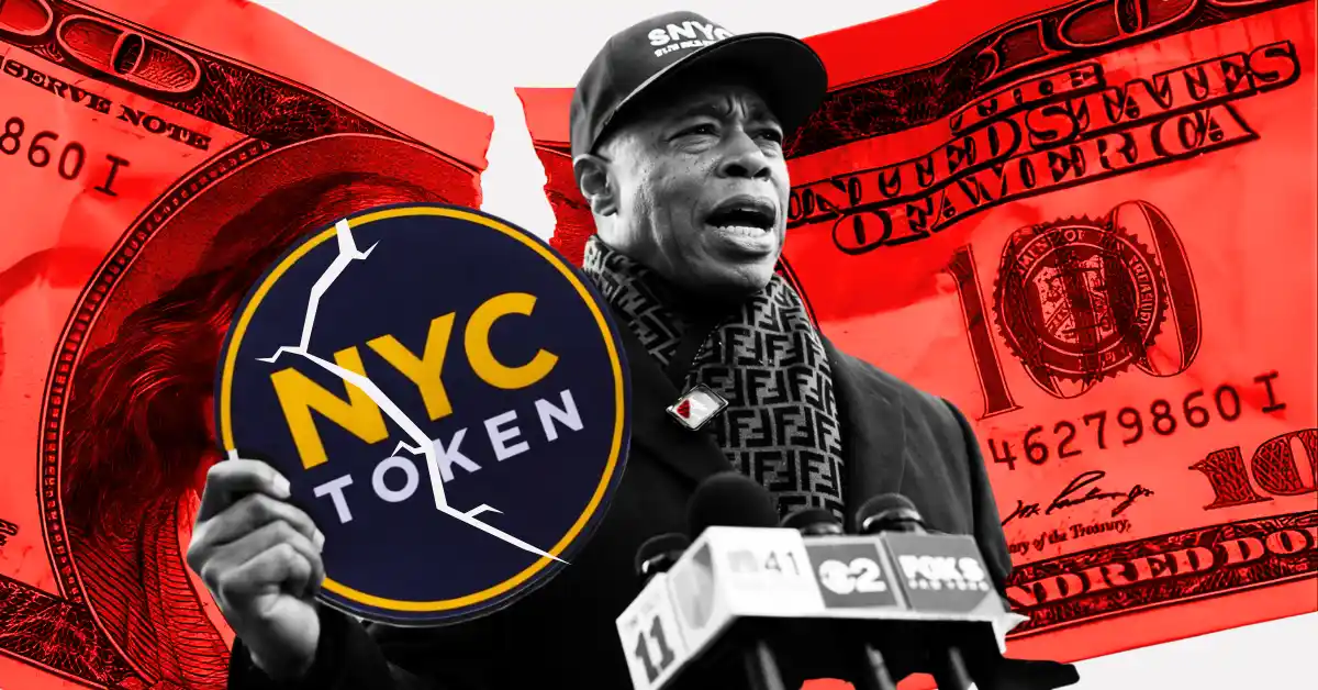 Eric Adams’ NYC Token Crashes After $700M Surge, Raising Rug Pull Fears
