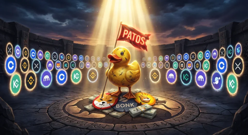 Patos becoming known as 2026's Legacy meme Coin Killer

