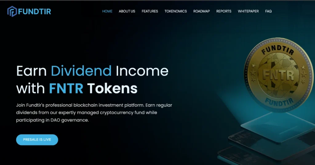 Fundtir Introduces FNTR Token For Public Sale, Driving Hedge-Fund-Level Crypto Trading Accessibility