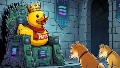 Shiba inu & Dogecoin bowing down to the new legend, Patos Meme Coin
