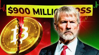 Michael Saylor’s Strategy Faces $900 Million Loss After Bitcoin Price Drop