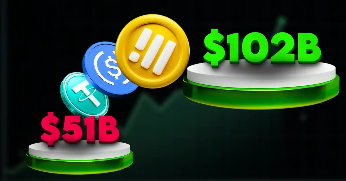 Stablecoin Inflows Jump From $51B to $102B—Is Smart Money Preparing to Buy the Dip