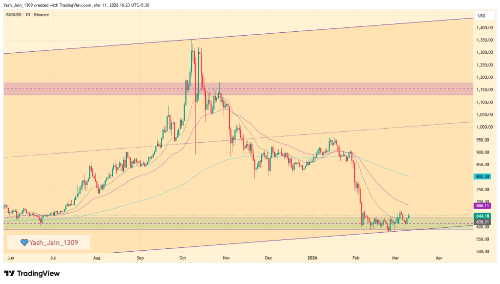 Binance Coin (BNB) Price Prediction March 2026