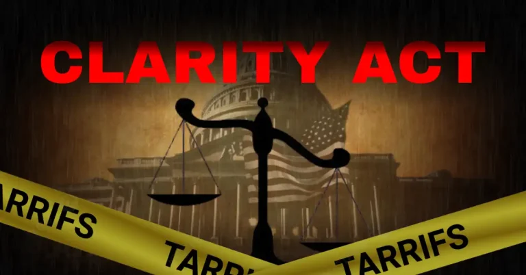 Clarity Act Crypto 2026 Odds Crash as Tariffs Rattle Markets