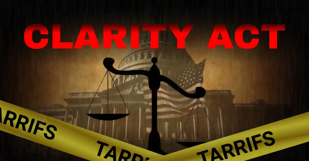 Clarity Act Crypto 2026 Odds Crash as Tariffs Rattle Markets