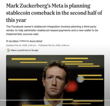 Meta news on new stablecoin development