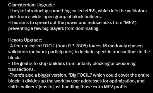 Ethereum outline of Glamsterdam and Hegota upgrades