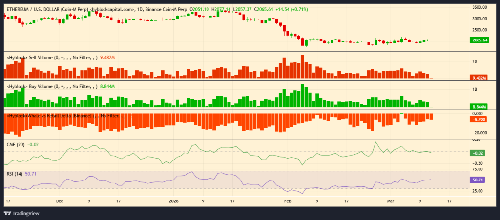 Ethereum Price Stabilizes as Liquidations Fade But Institutional Demand Builds
