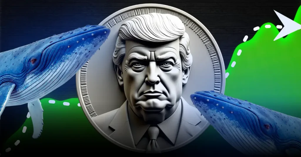 TRUMP Coin in Trouble? $23M Whale Move Hints at Sell-Off as Price Faces Breakdown Risk